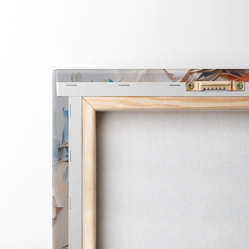 Woman's face covered in torn paper Woman's face covered in torn paper