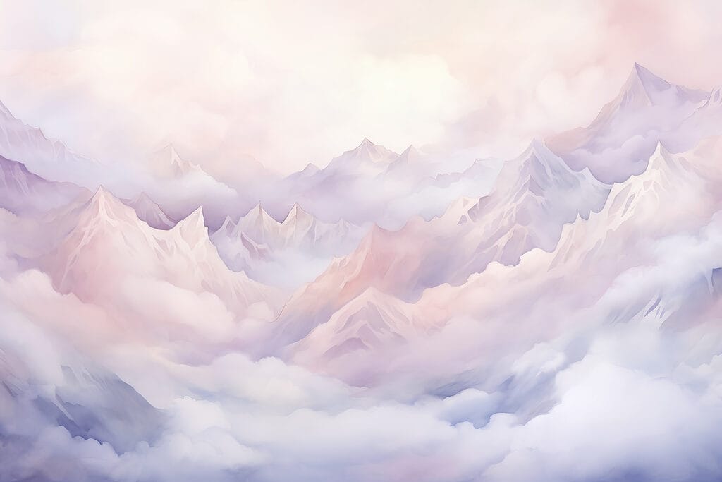 Cordillera con nubes Cordillera con nubes