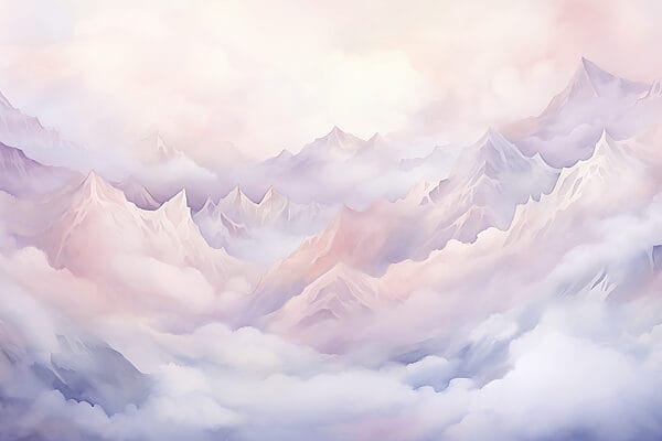 Cordillera con nubes Cordillera con nubes
