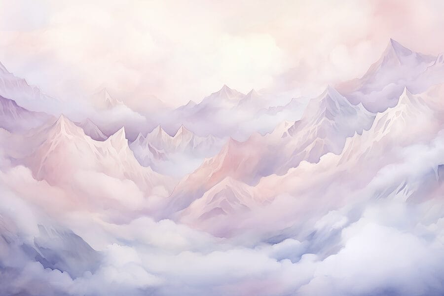 Cordillera con nubes