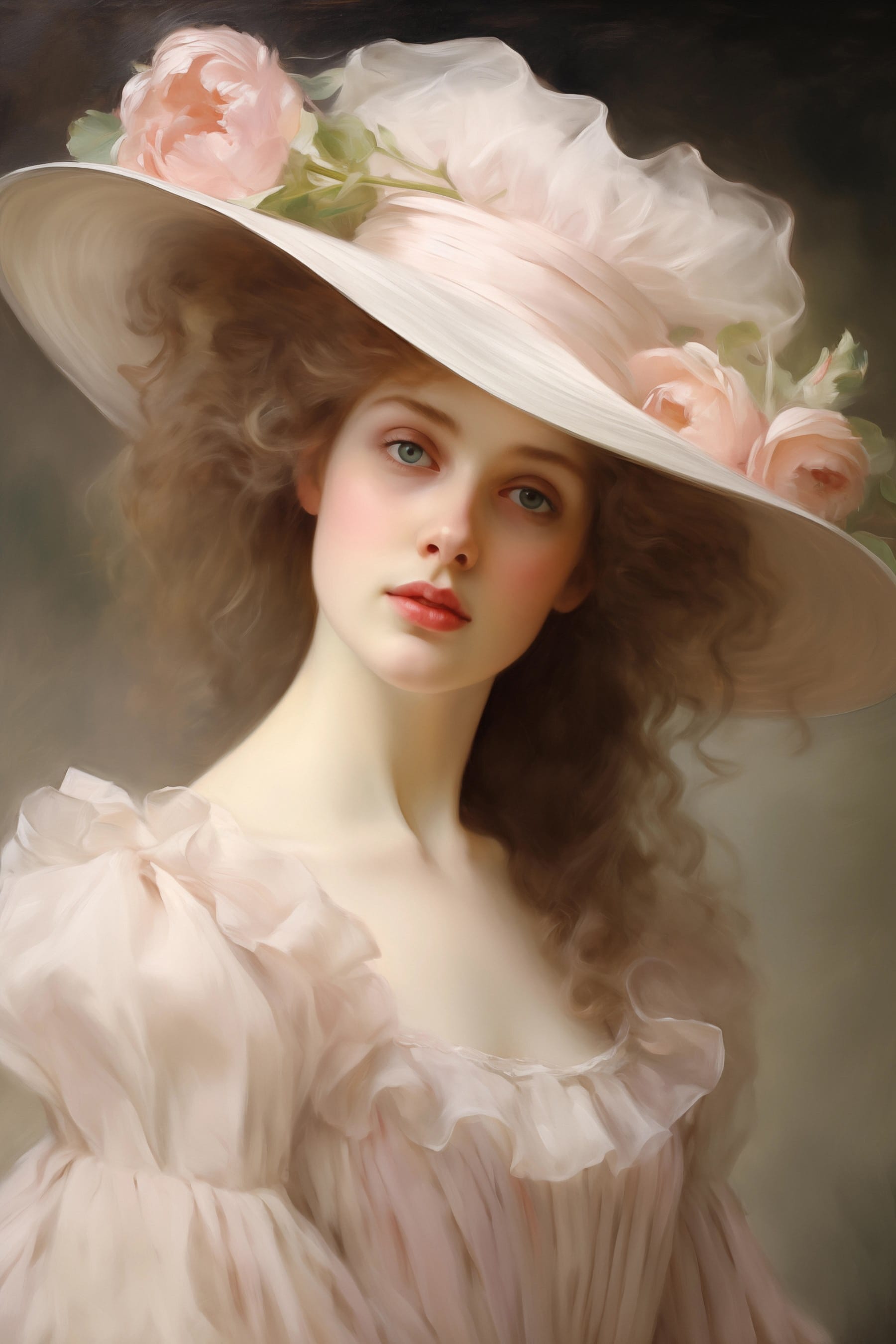 Woman in a hat Woman in a hat