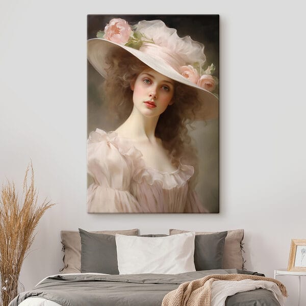 Cuadros Mujer con sombrero (SKU: s42581) Cuadros Cuadros Mujer con sombrero (SKU: s42581)
