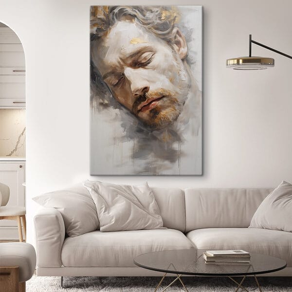 Serene expression of peaceful dreaming Serene expression of peaceful dreaming