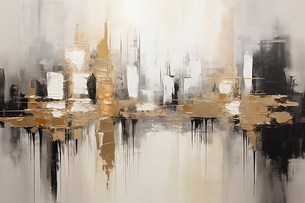 Painting of a city