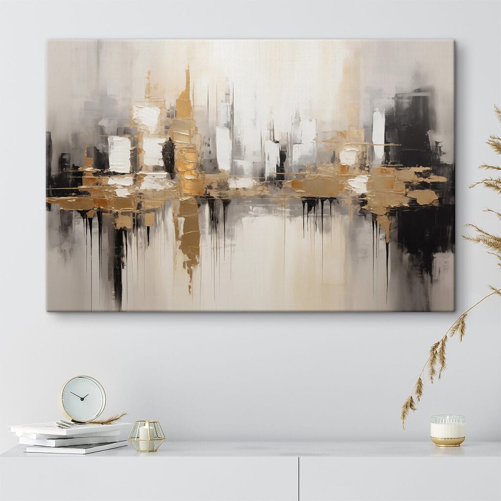 Painting of a city