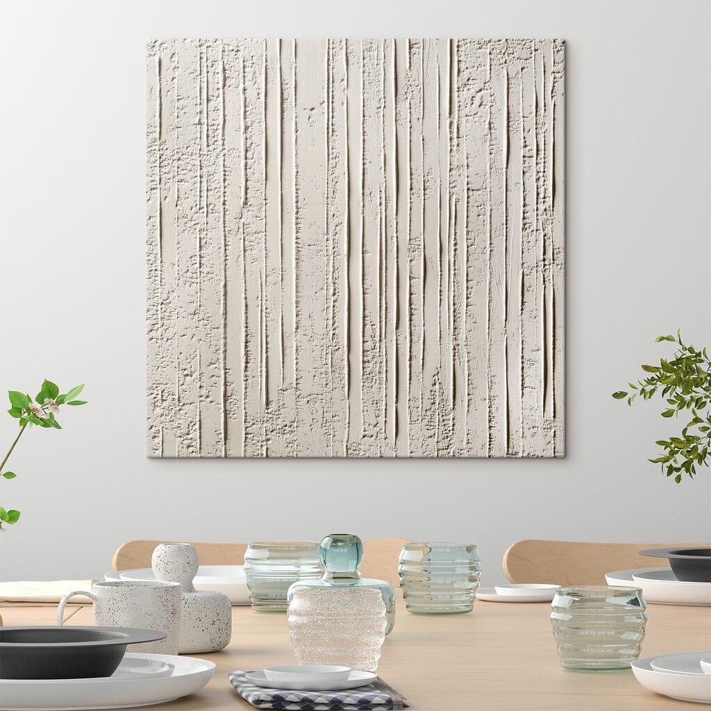 White wall with lines White wall with lines