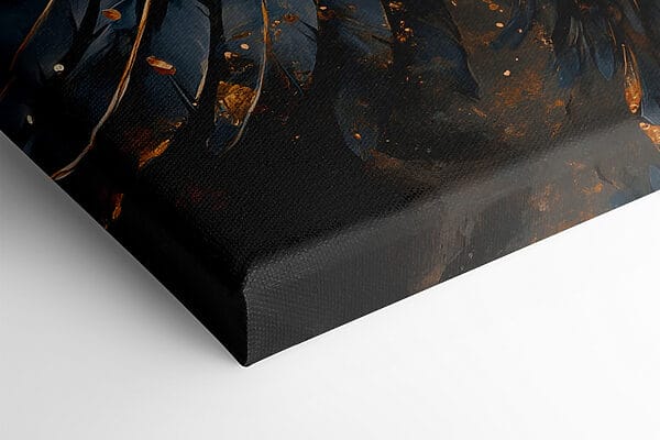 Majestic wings in dark elegance