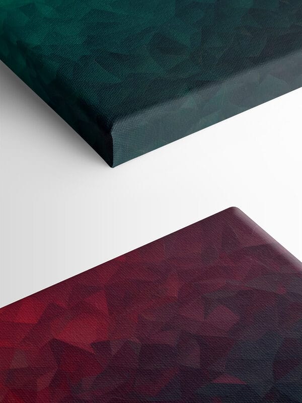 Colorful triangle pattern with light Colorful triangle pattern with light