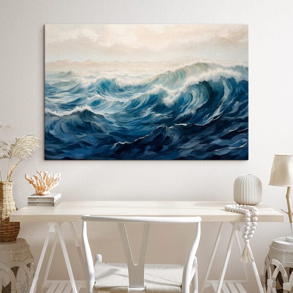 Cuadros Cuadros Grandes olas en el océano (SKU: s42541)