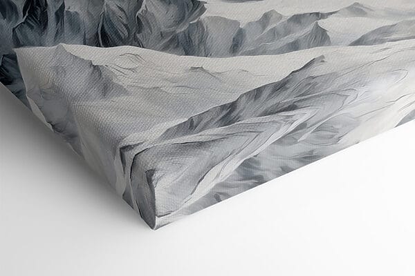Mountain range with snow Mountain range with snow