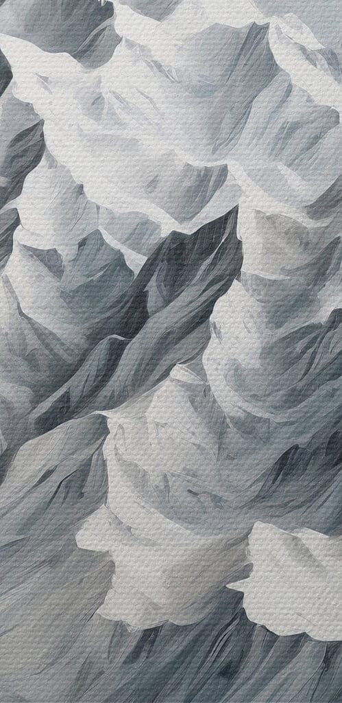Mountain range with snow Mountain range with snow