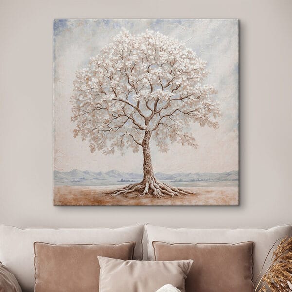 Árbol con flores blancas Cuadros Árbol con flores blancas