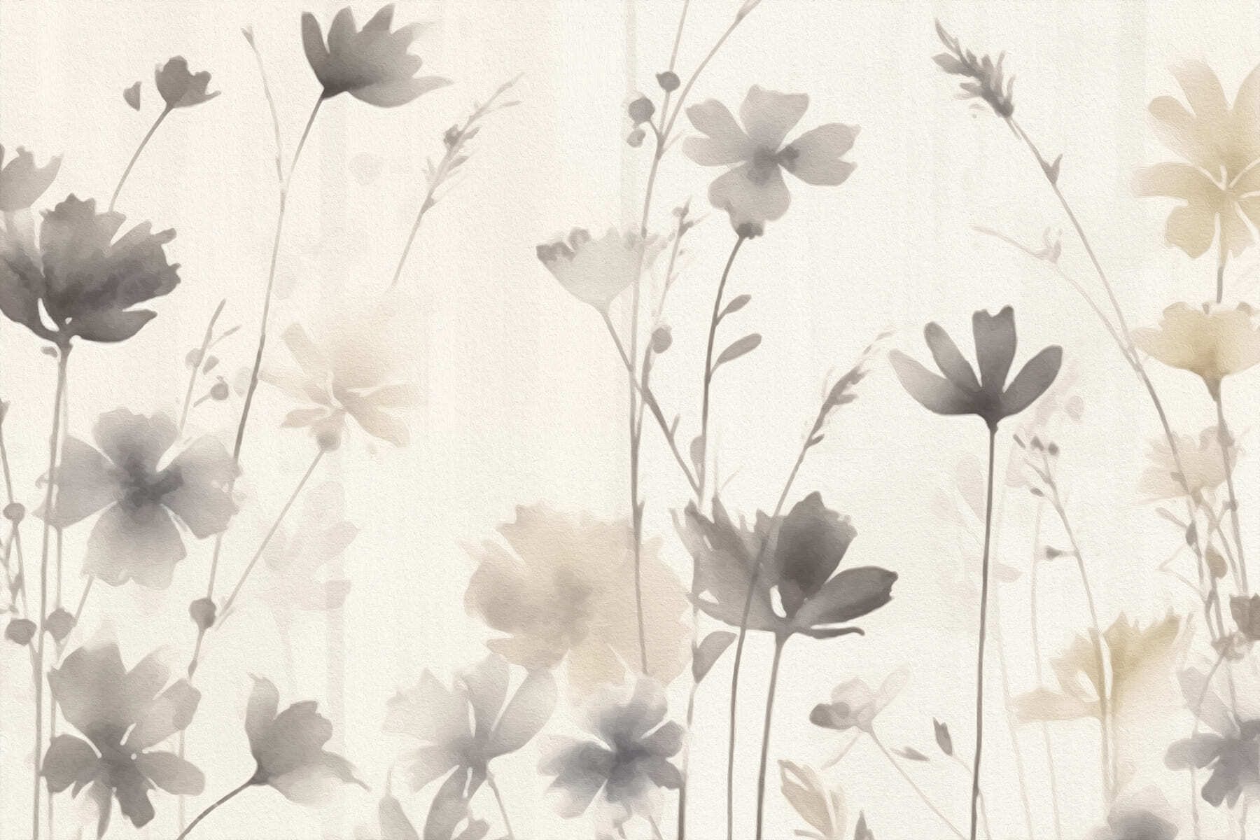 Delicate blossoms in soft hues