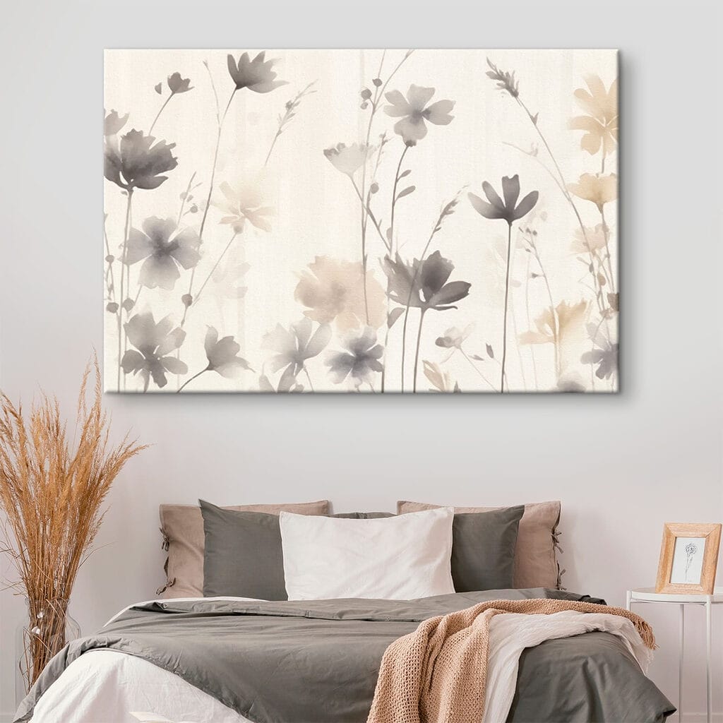 Delicate blossoms in soft hues