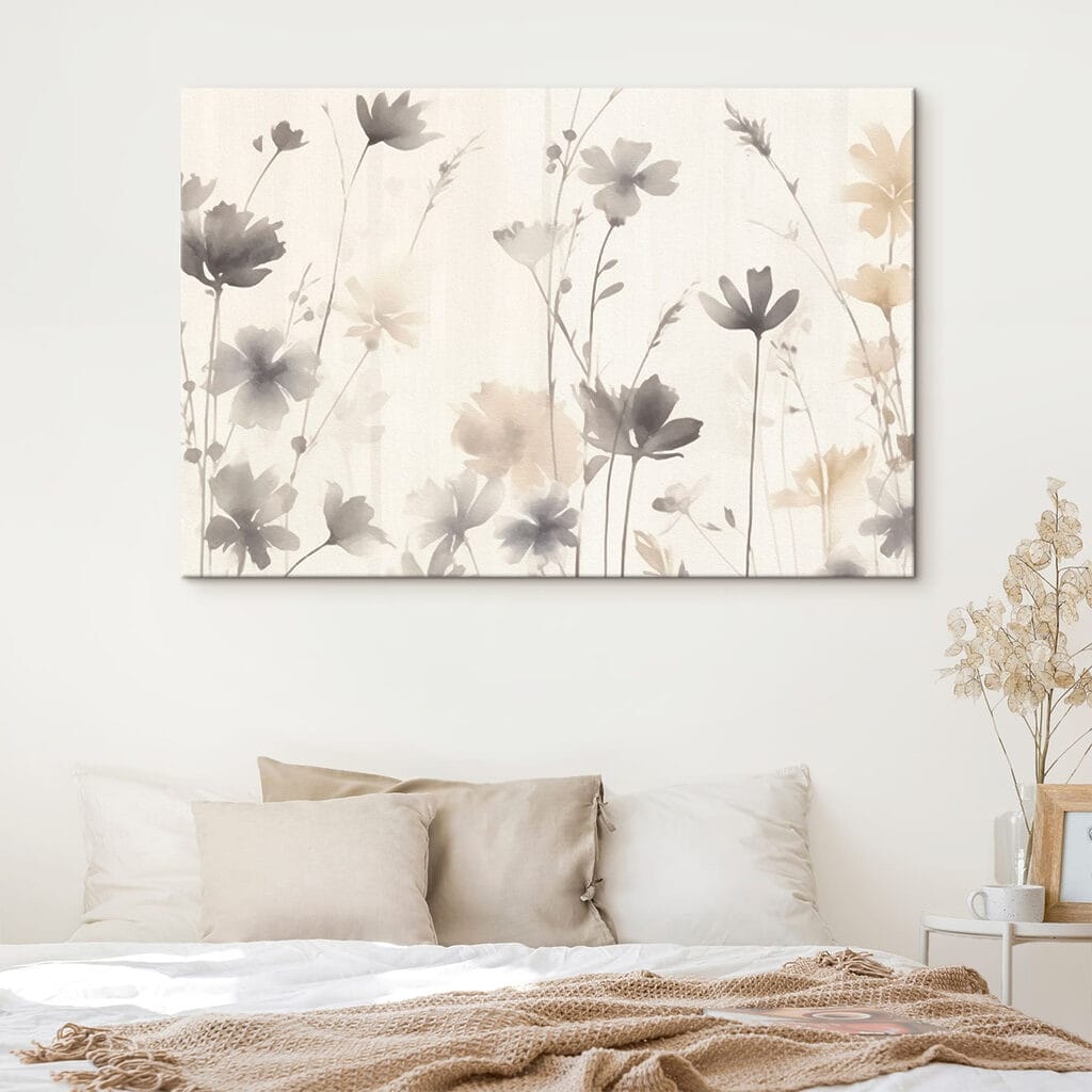 Delicate blossoms in soft hues