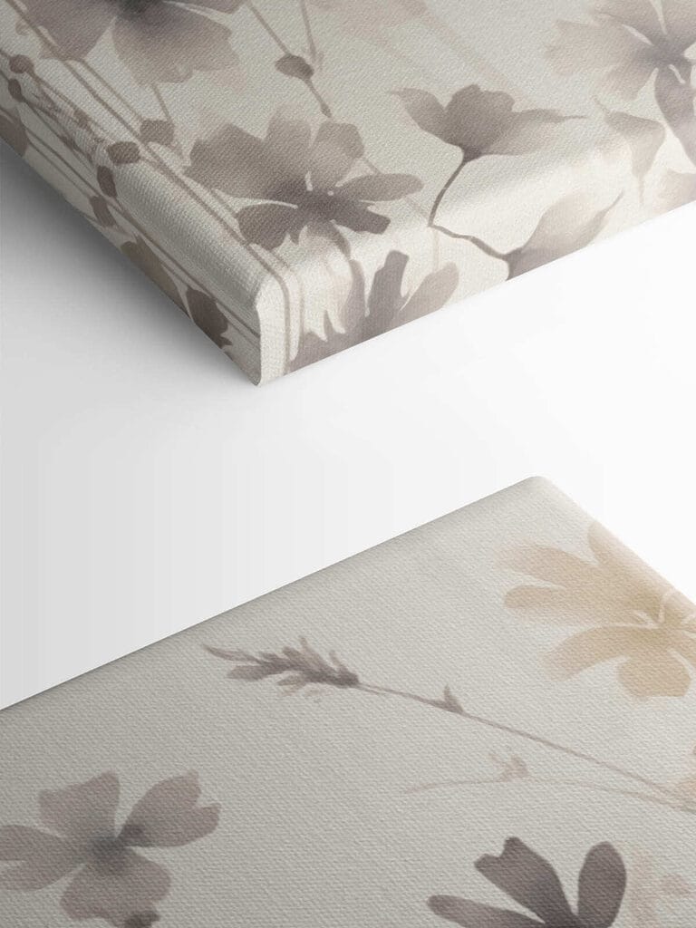 Delicate blossoms in soft hues