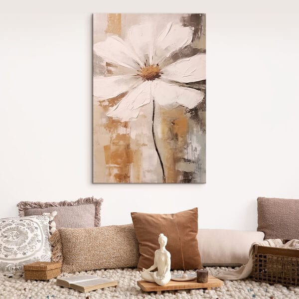 Cuadros Cuadro de una flor blanca (SKU: s42642) Cuadros Cuadros Cuadro de una flor blanca (SKU: s42642)