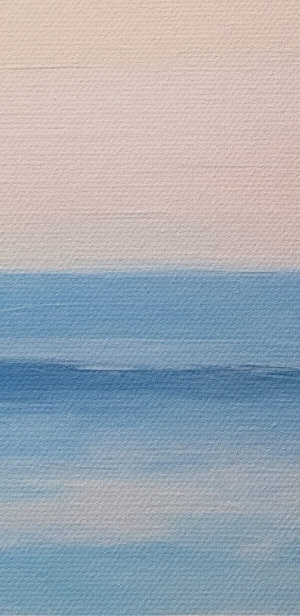 Painting of a body of water