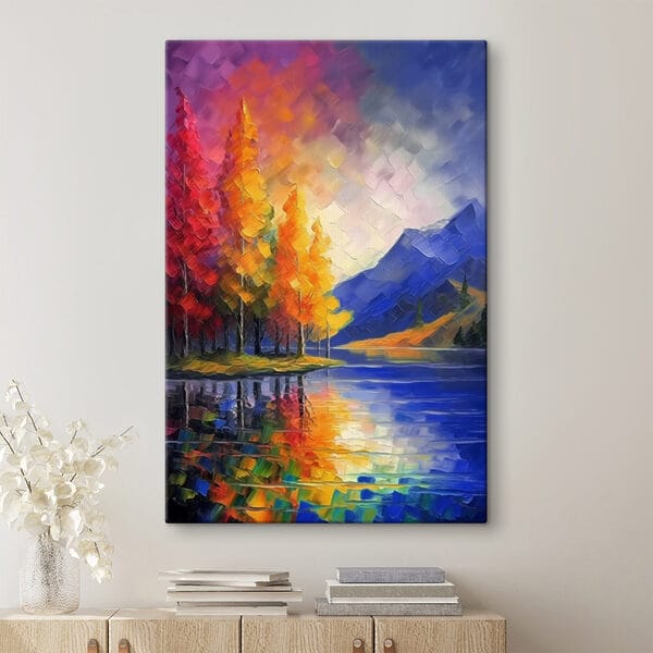 Cuadros Cuadro de un paisaje colorido (SKU: s42661) Cuadros Cuadros Cuadro de un paisaje colorido (SKU: s42661)