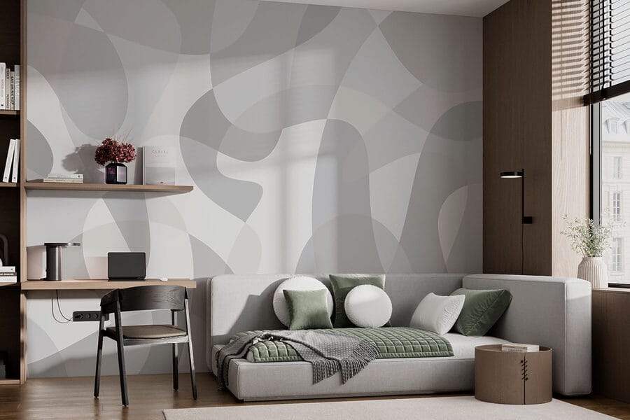 Fondo gris y blanco