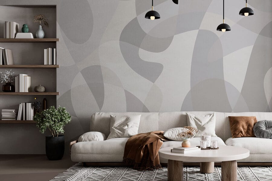 Fondo gris y blanco