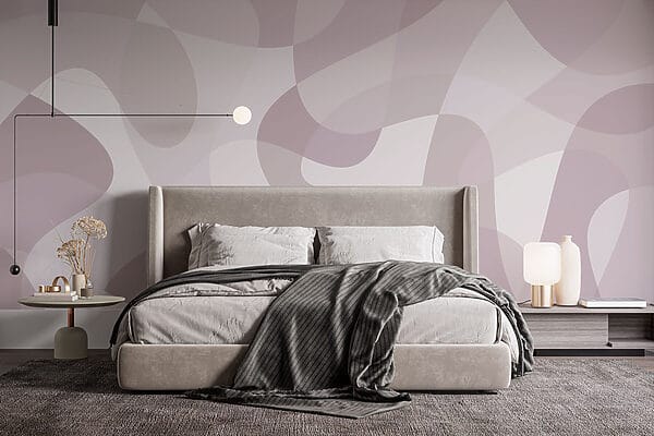 White and purple pattern