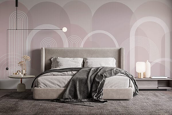 Fotomurales Fotomurales Fondo blanco y gris con líneas blancas (SKU: w02935)