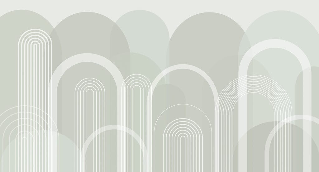 White and gray background with white lines