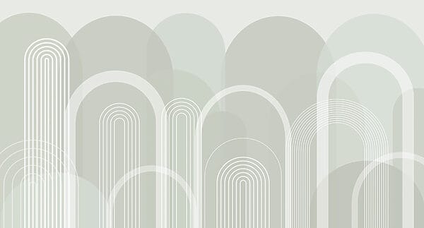 White and gray background with white lines