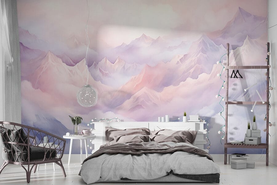 Cordillera con nubes