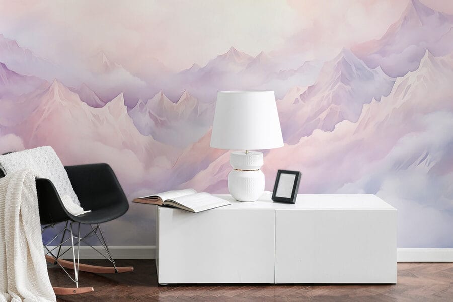 Cordillera con nubes