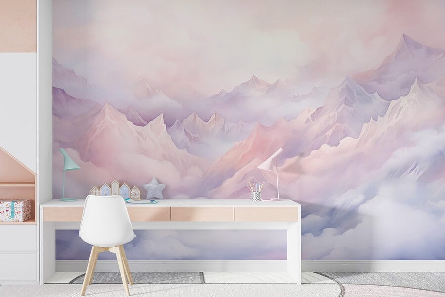 Cordillera con nubes