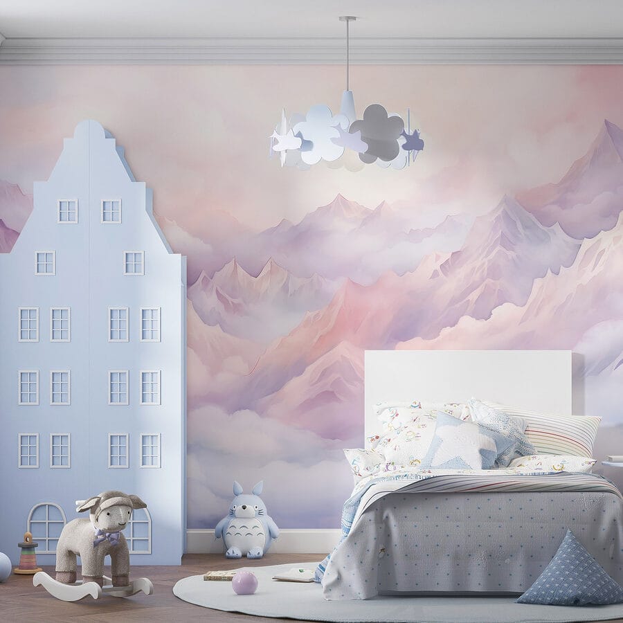 Cordillera con nubes