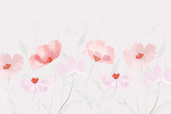 Grupo de flores rosas Grupo de flores rosas