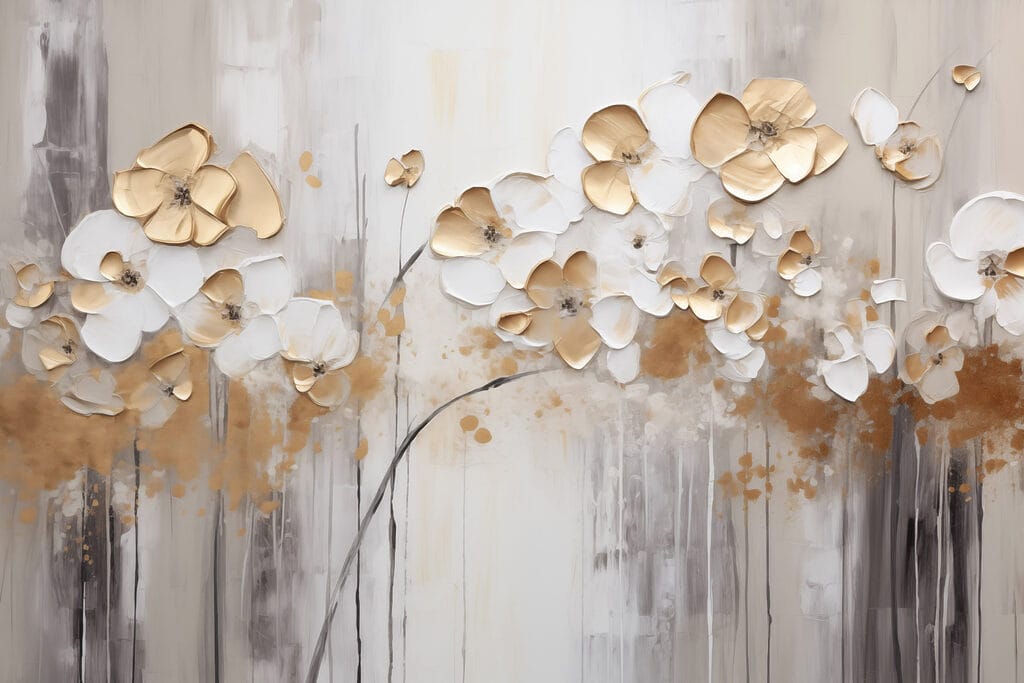 Pintura de flores en una pared s42713p 1024x683 - Pintura de flores en una pared - tegory