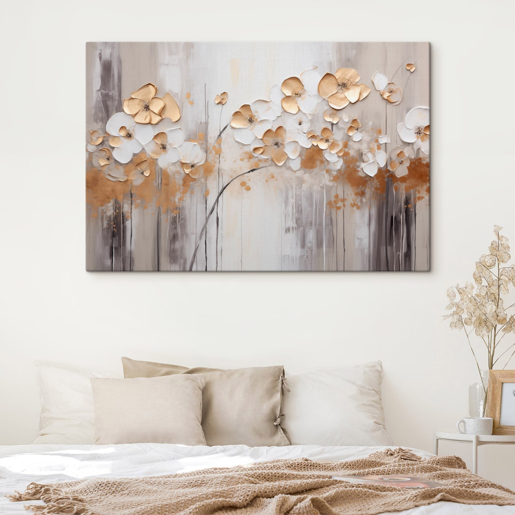 Pintura de flores en una pared s42713pib402m - Pintura de flores en una pared - tegory
