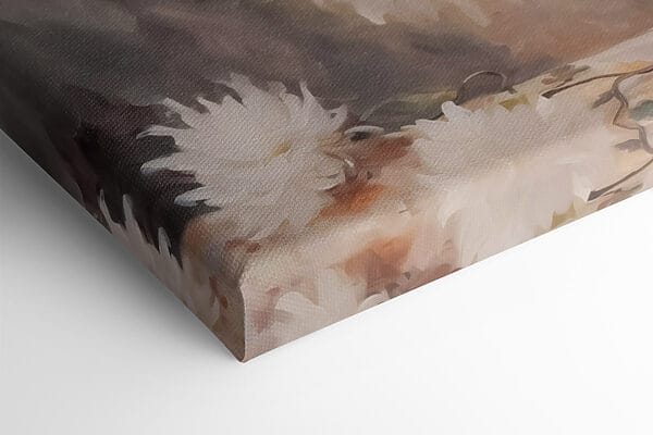 Painting of flowers in a vase