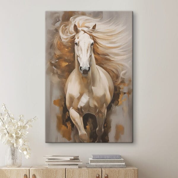 Cuadros Cuadro de un caballo con una crin larga (SKU: s42747) Cuadros Cuadros Cuadro de un caballo con una crin larga (SKU: s42747)