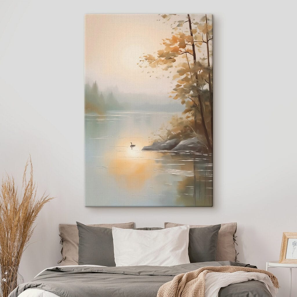 Duck on a lake