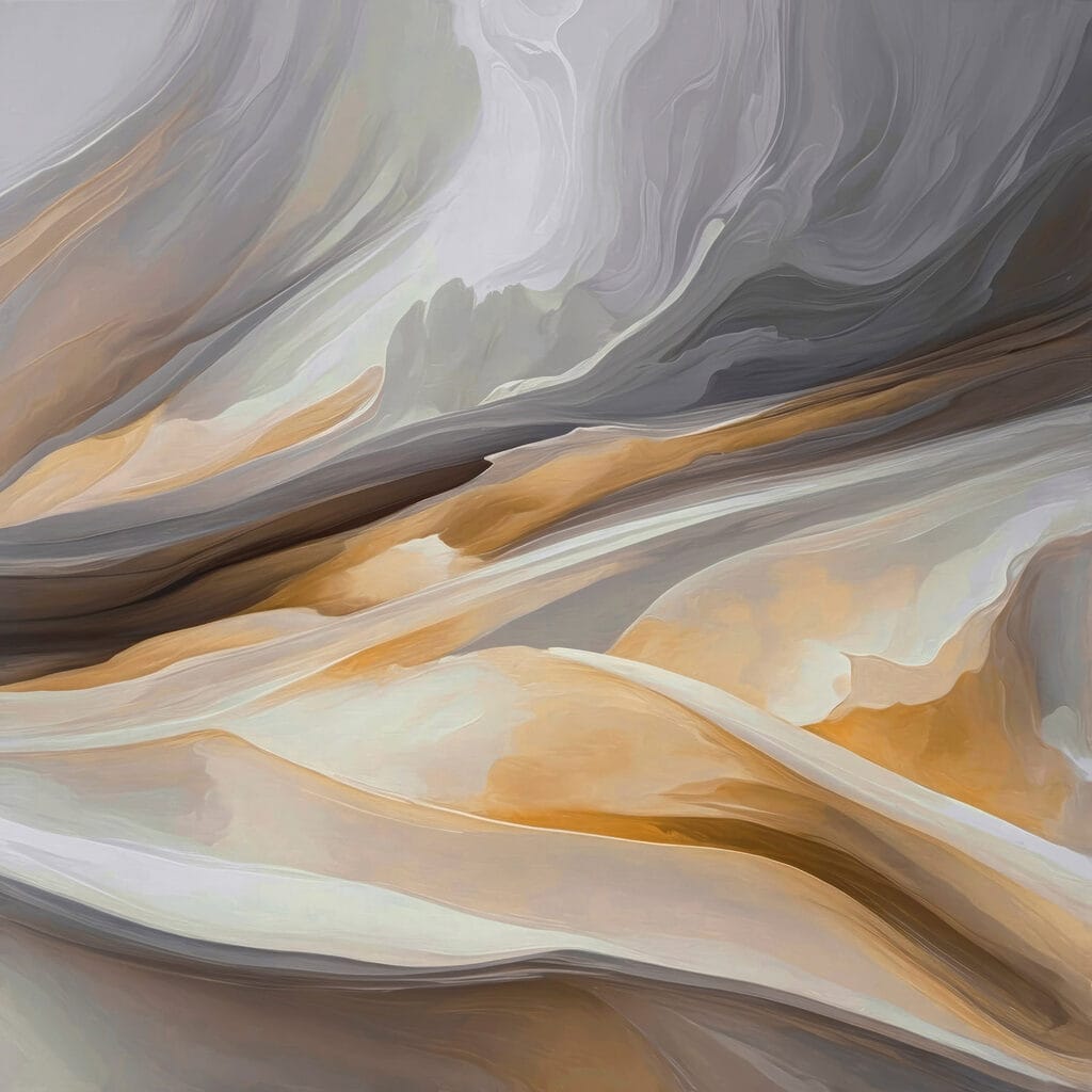 Abstract waves of soft colors Abstract waves of soft colors