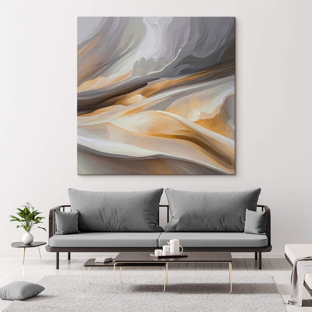 Abstract waves of soft colors Abstract waves of soft colors