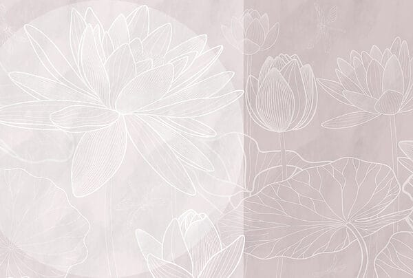 Dibujo de flor blanca sobre fondo gris Dibujo de flor blanca sobre fondo gris