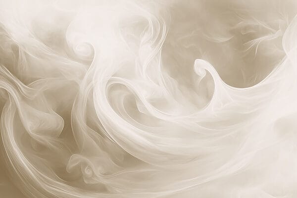 Humo blanco sobre fondo marrón claro Humo blanco sobre fondo marrón claro