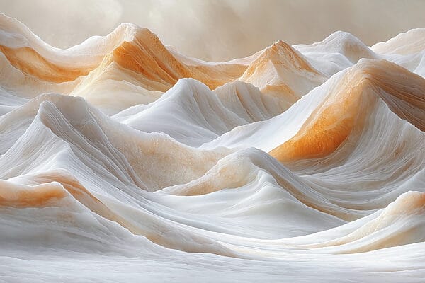 Montañas nevadas con cielo nublado Montañas nevadas con cielo nublado