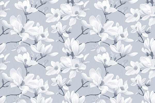 Pattern of white flowers
