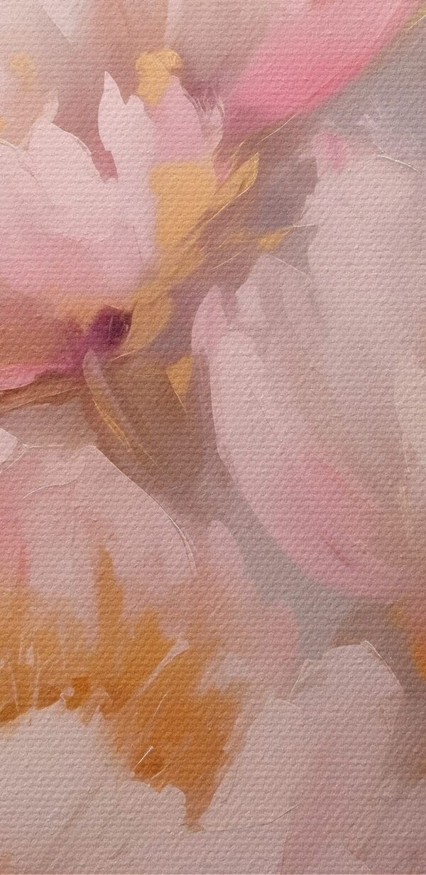 Painting of pink flowers Painting of pink flowers