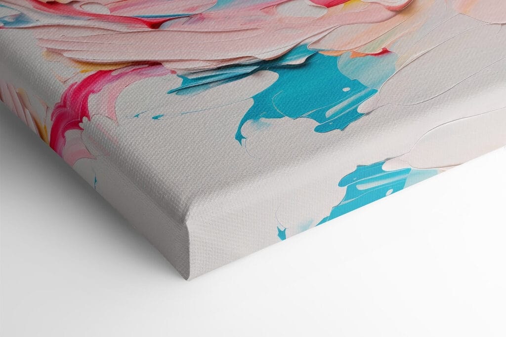 Colorful paint swirls on a white surface Colorful paint swirls on a white surface