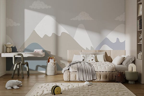 Fotomurales Fotomurales Cordillera con nubes (SKU: w03040)