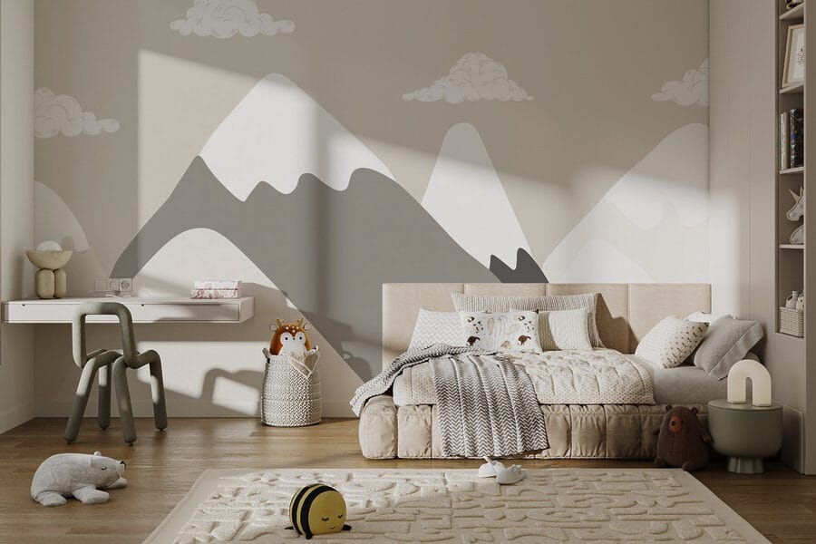 Cordillera con nubes