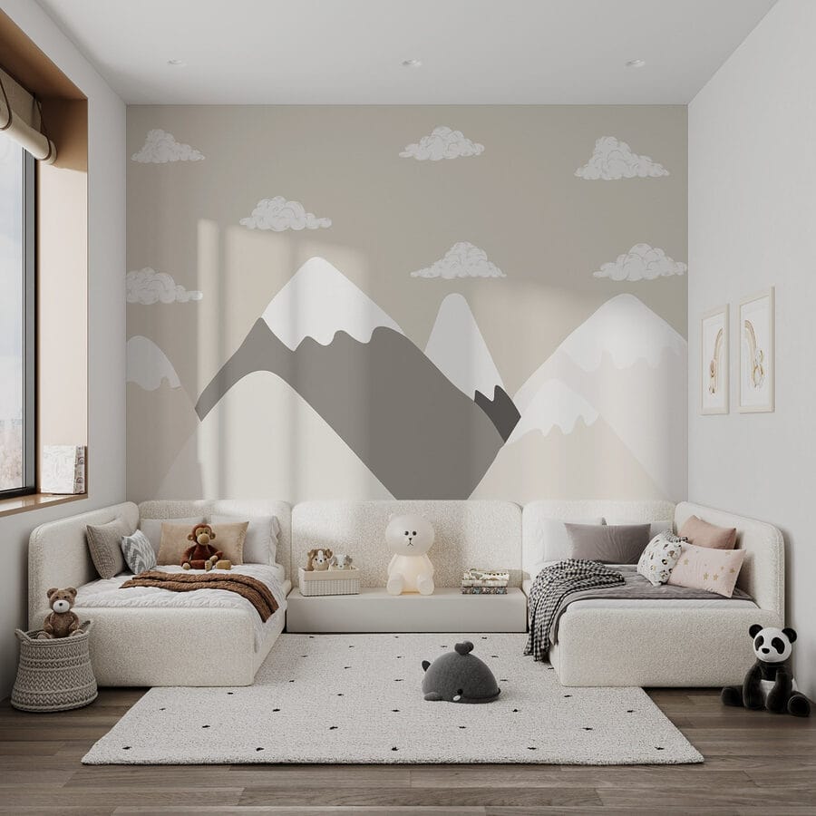 Cordillera con nubes